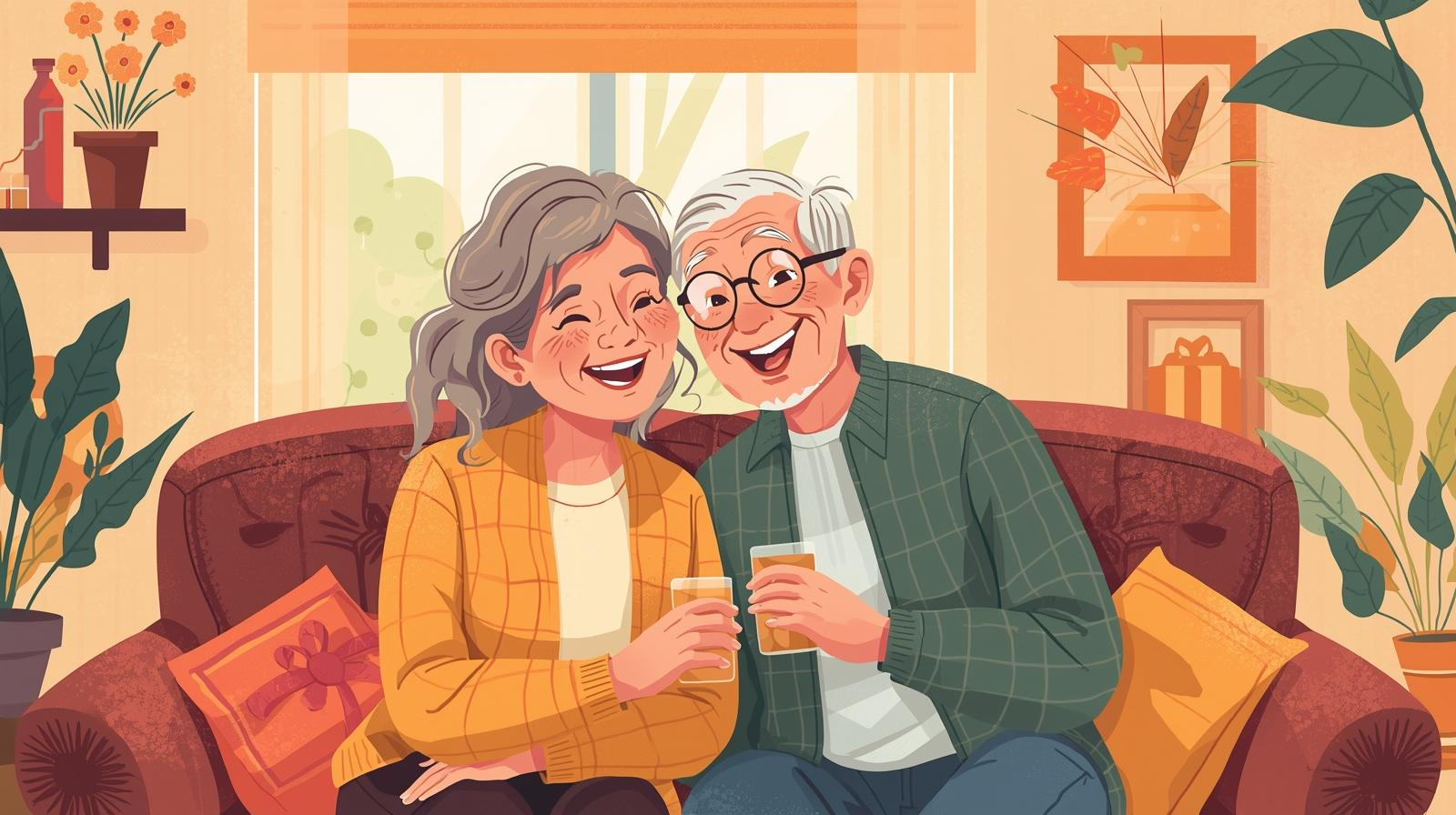 Empty Nesters Illustration
